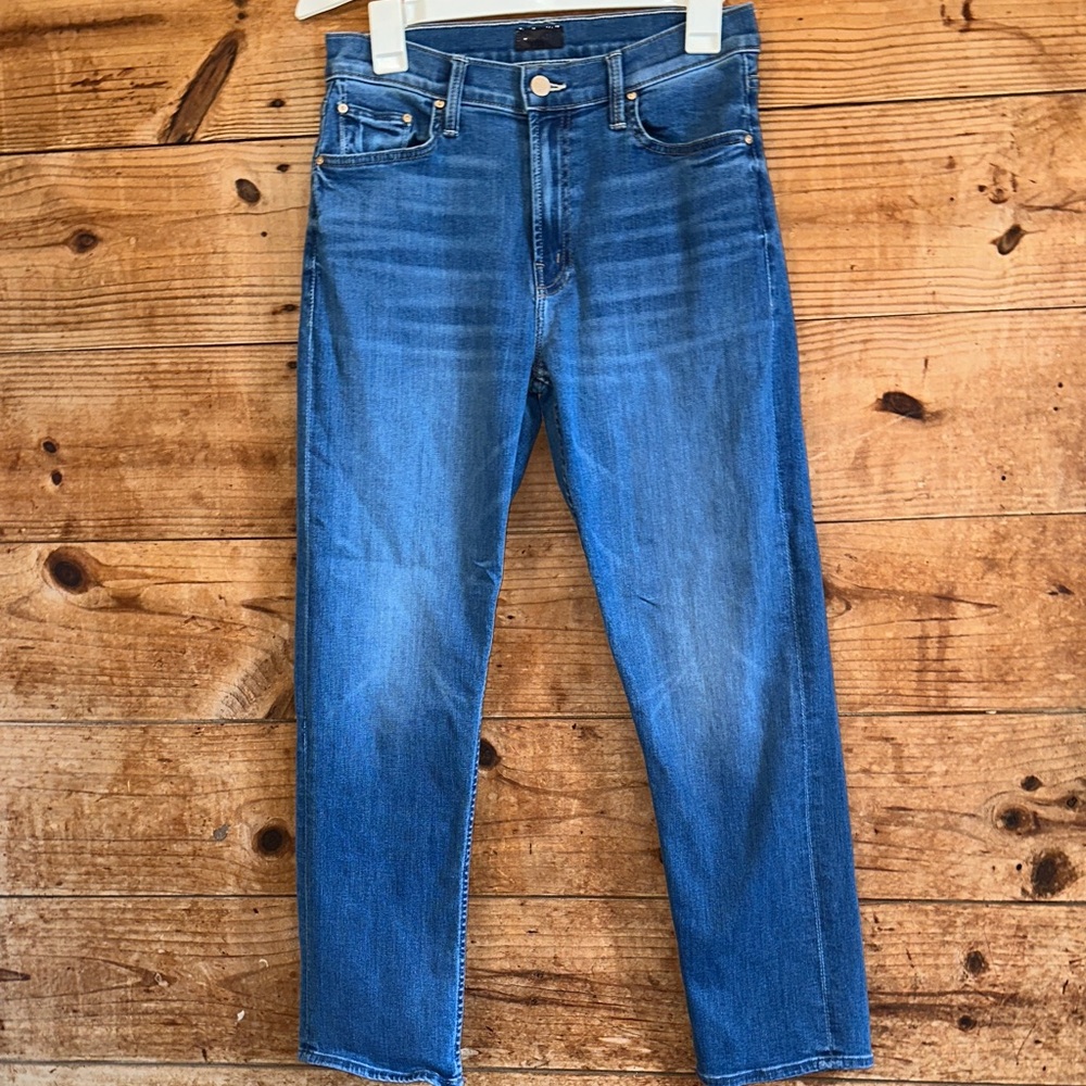 MOTHER Blue Ankle & Cropped Jeans